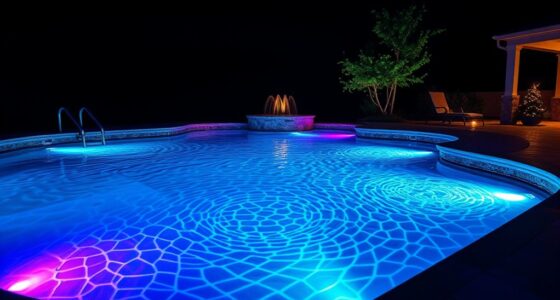 pool lighting transforms nights