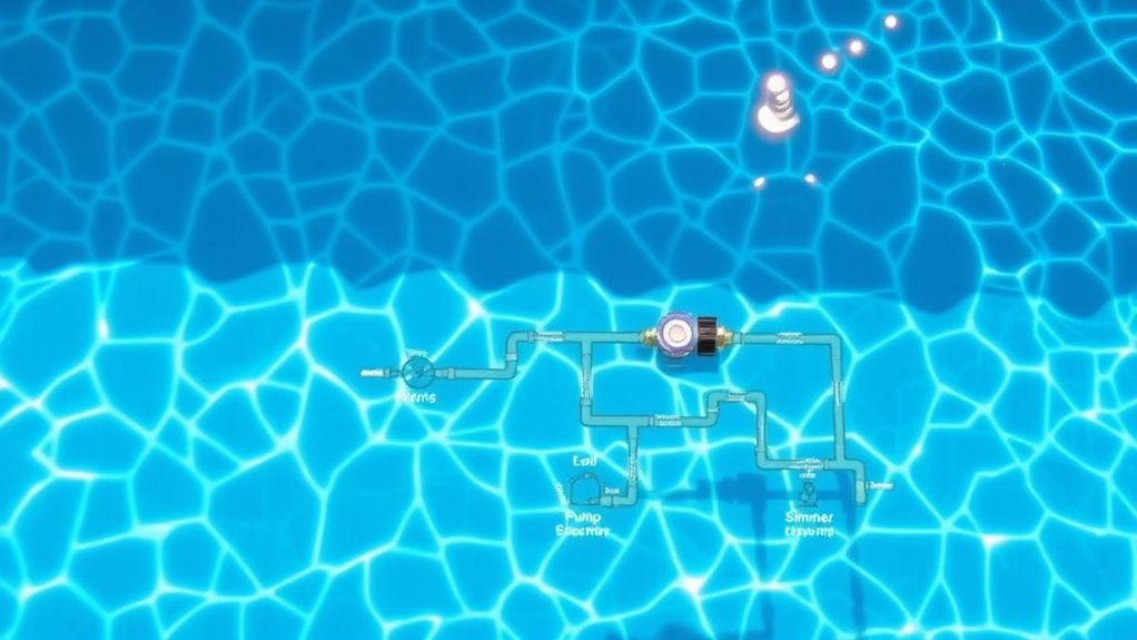 pool plumbing flow diagram