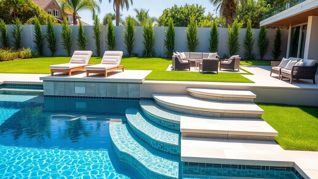 pool space and layout