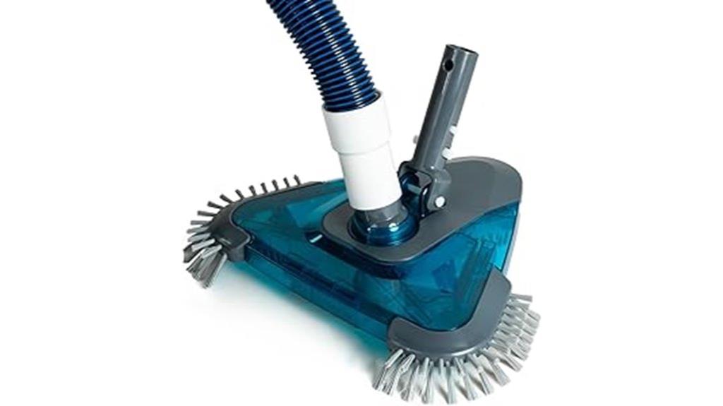 pool vacuum with side brushes