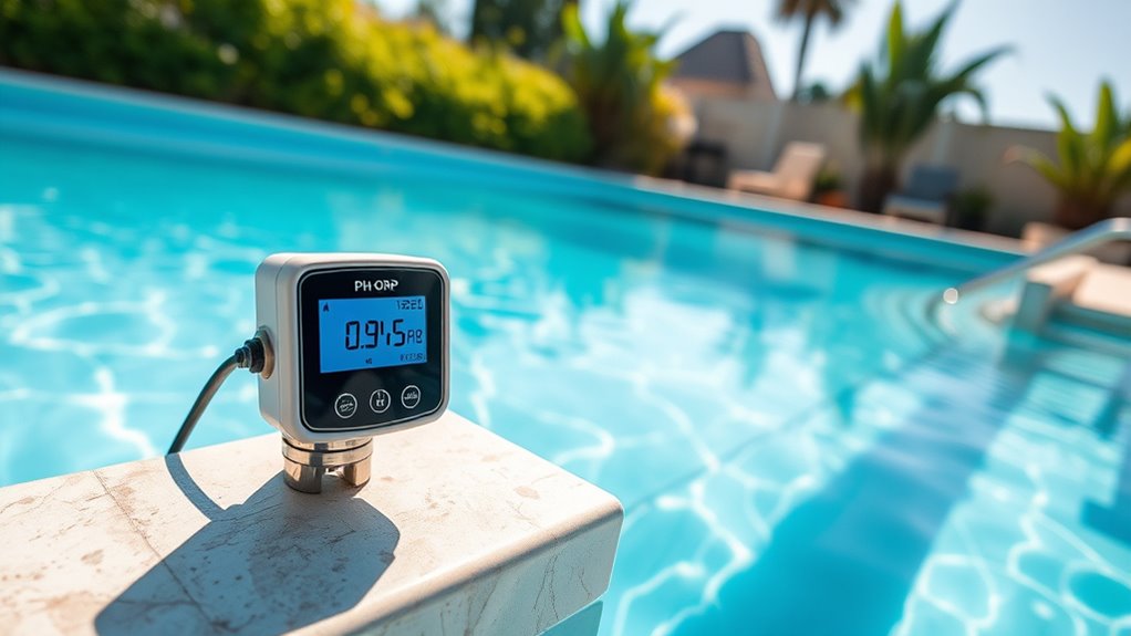 pool water ph orp control