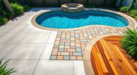 poolside decking material choices
