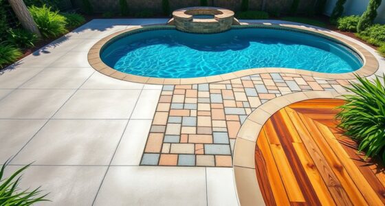 poolside decking material choices