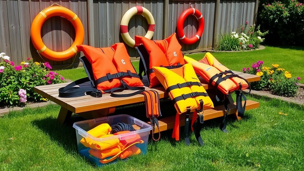 properly store and maintain safety gear