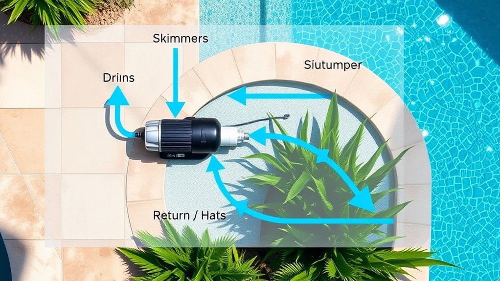 pump maintains water flow