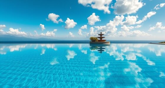 reflective pool vs infinity edge