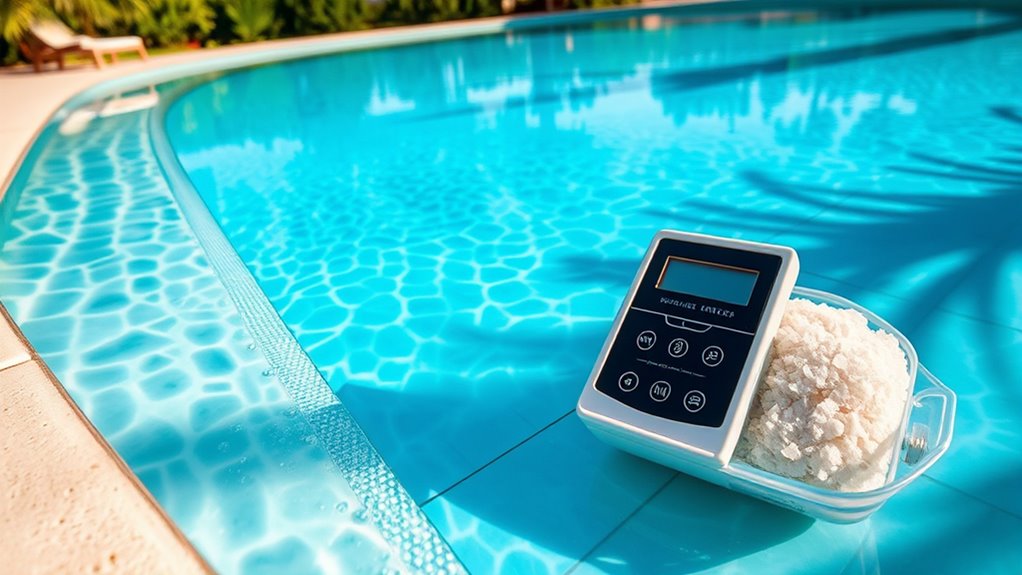 regular saltwater pool maintenance