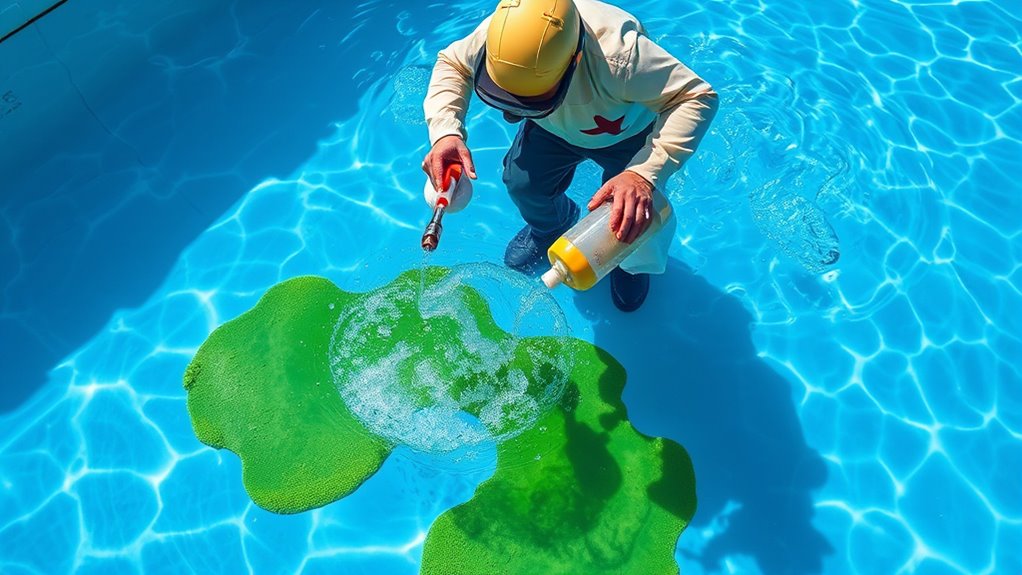 safe algae eradication method