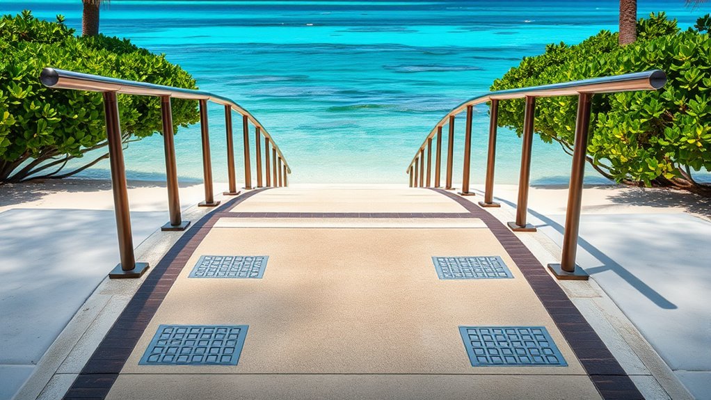 safe beach entry design