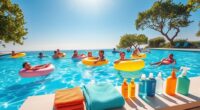 safe clean enjoyable pool gathering