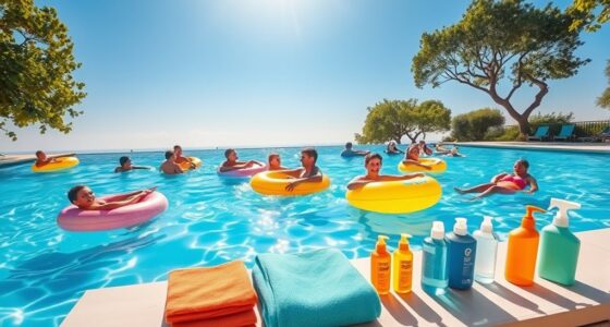 safe clean enjoyable pool gathering