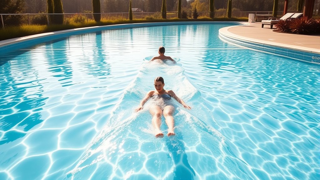 safe comfortable lazy river