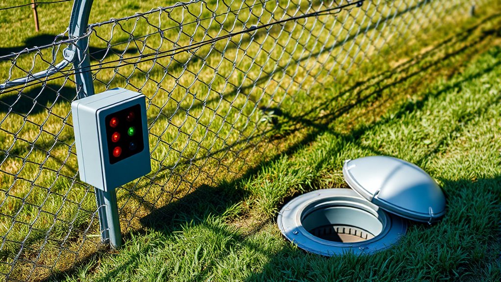 safety barriers and alarms