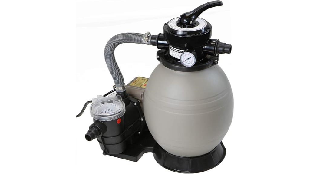 sand filter with pump