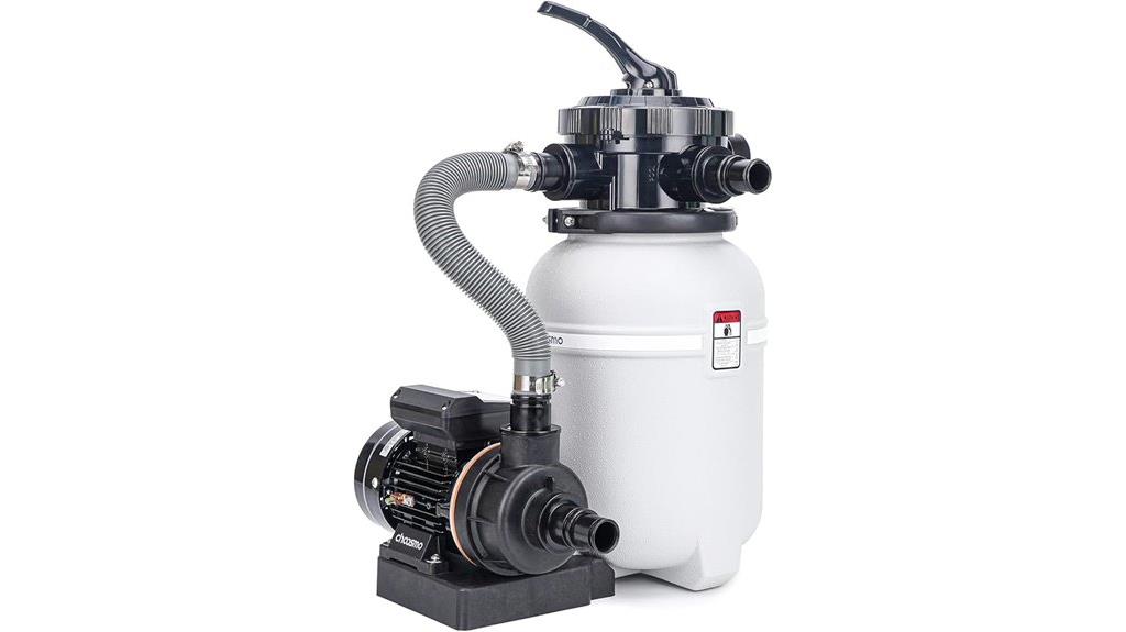 sand pool filter with pump