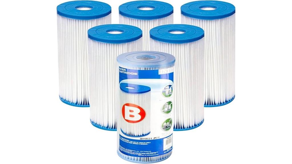 six pack intex filter cartridges