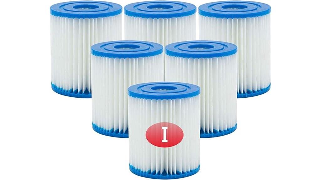 six pack pool filter cartridges