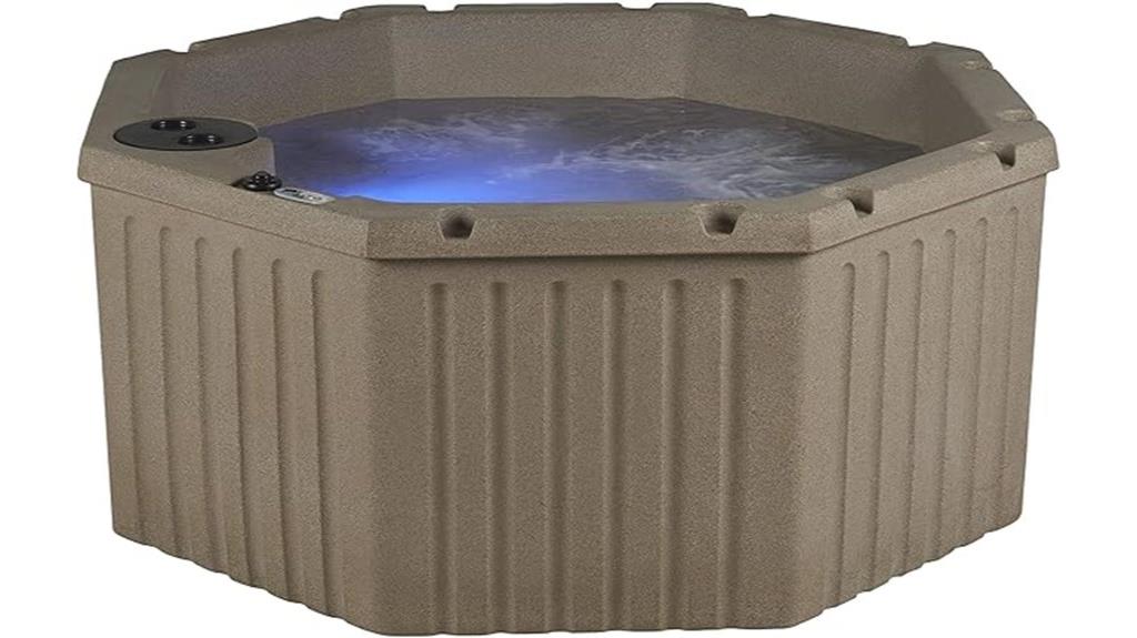 six person hot tub