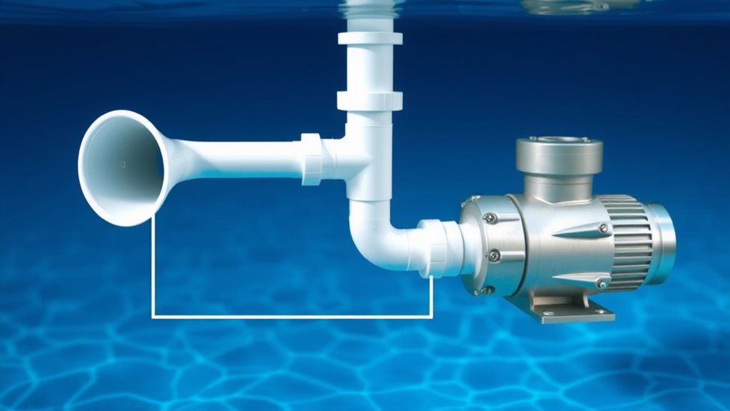 skimmer to pump flow