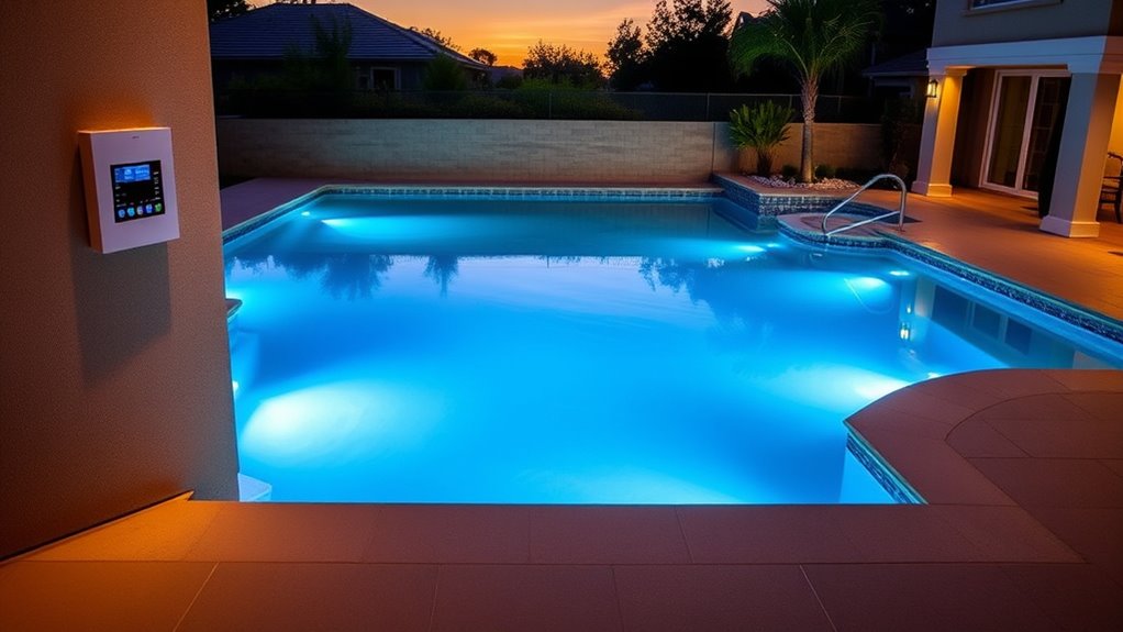 smart energy saving pool automation