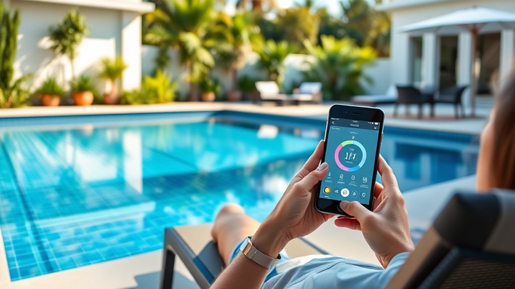 smartphone controlled pool automation
