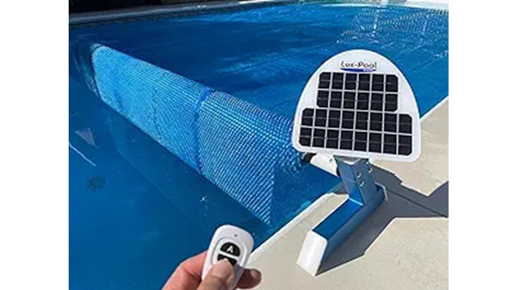 solar powered pool reel