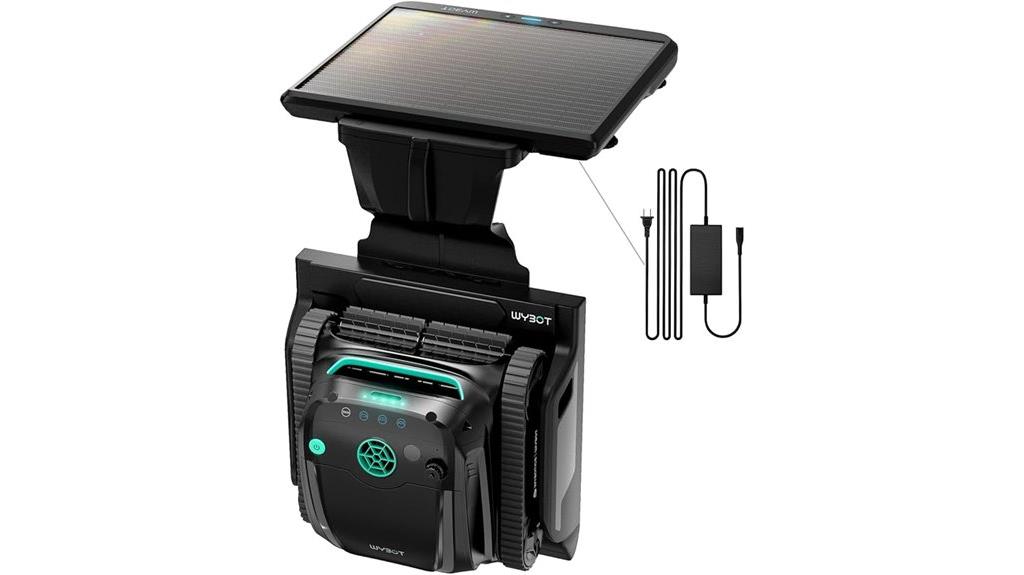 solar powered robotic pool cleaner
