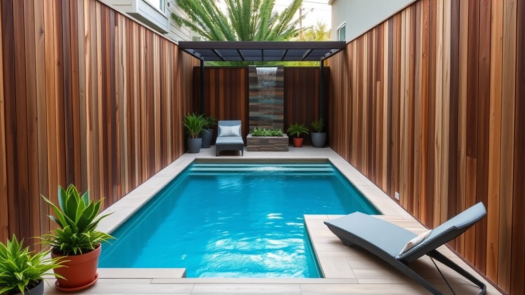 space saving pool features