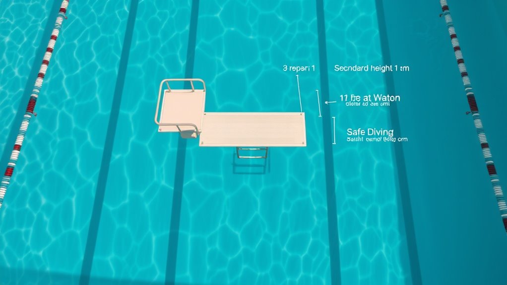 standard diving board heights