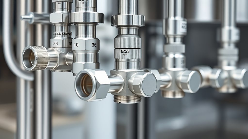 standard fittings simplify disassembly