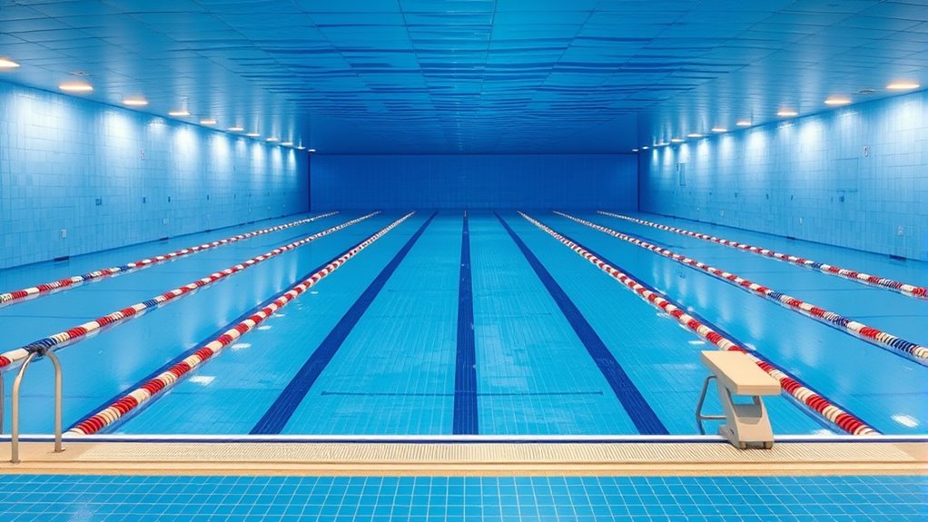 standardized olympic swimming pool