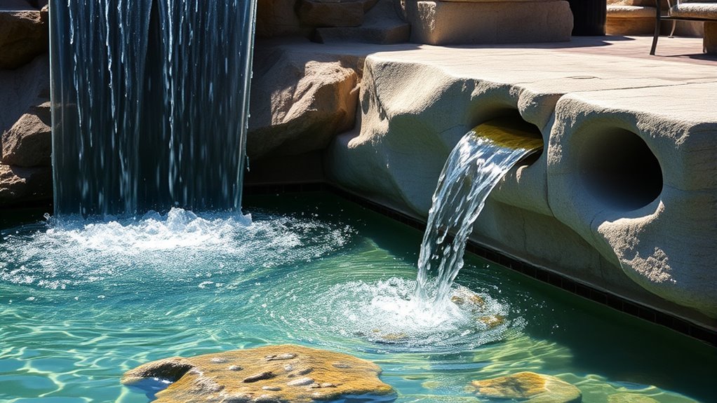 steady soothing water cascade