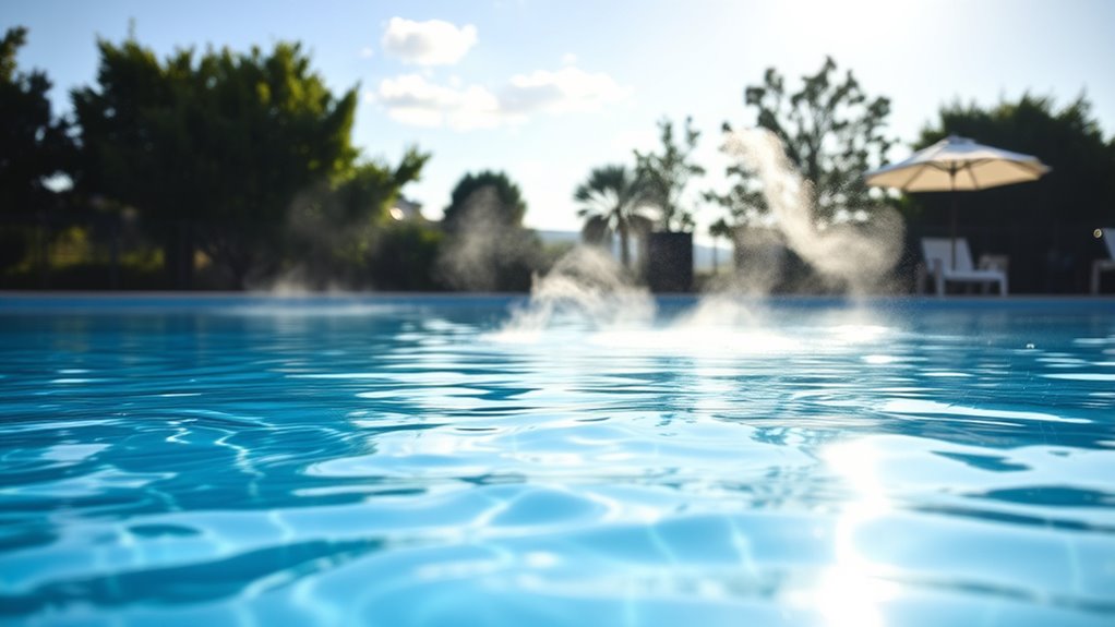 swim during cooler hours