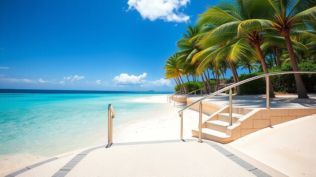 tailored beach entry design