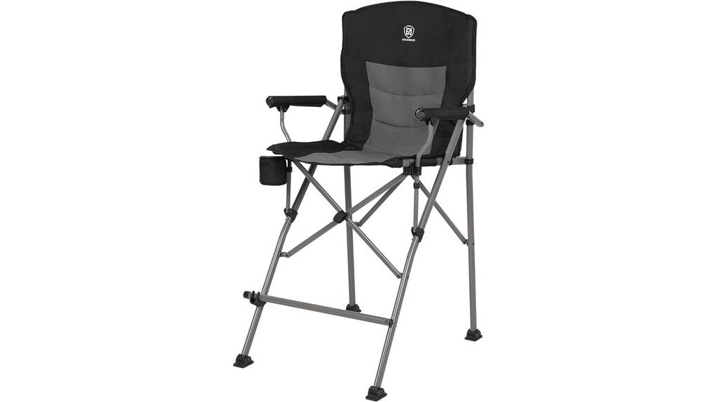 tall directors chair with cup holder