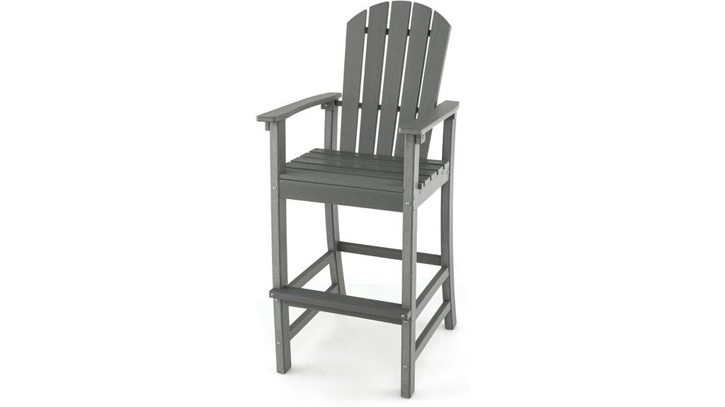 tall outdoor adirondack chair