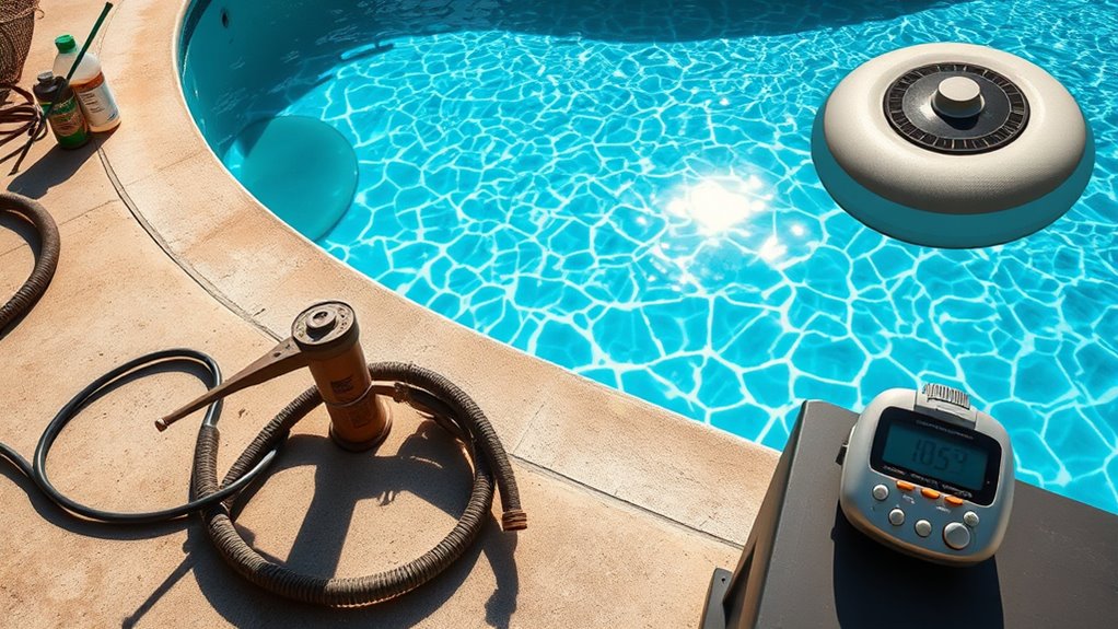 time consuming pool maintenance routines