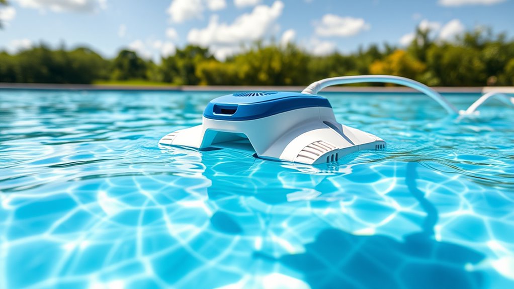 top above ground pool vacuums