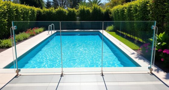 top frameless pool fence options