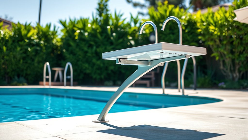 top inground pool diving boards