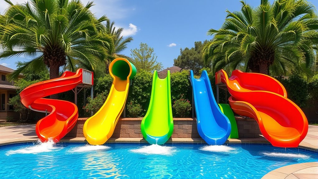 top large pool slide picks