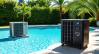 top pool heating and cooling