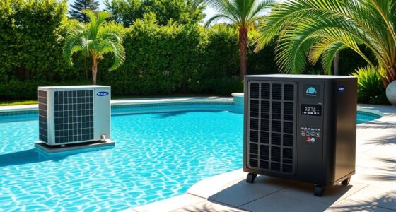 top pool heating and cooling