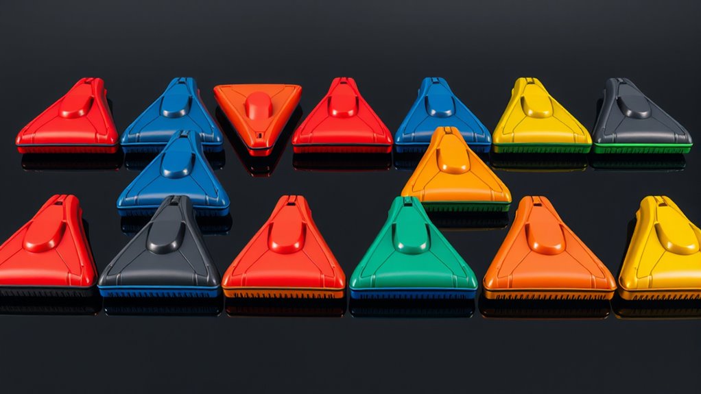 top triangular vacuum heads