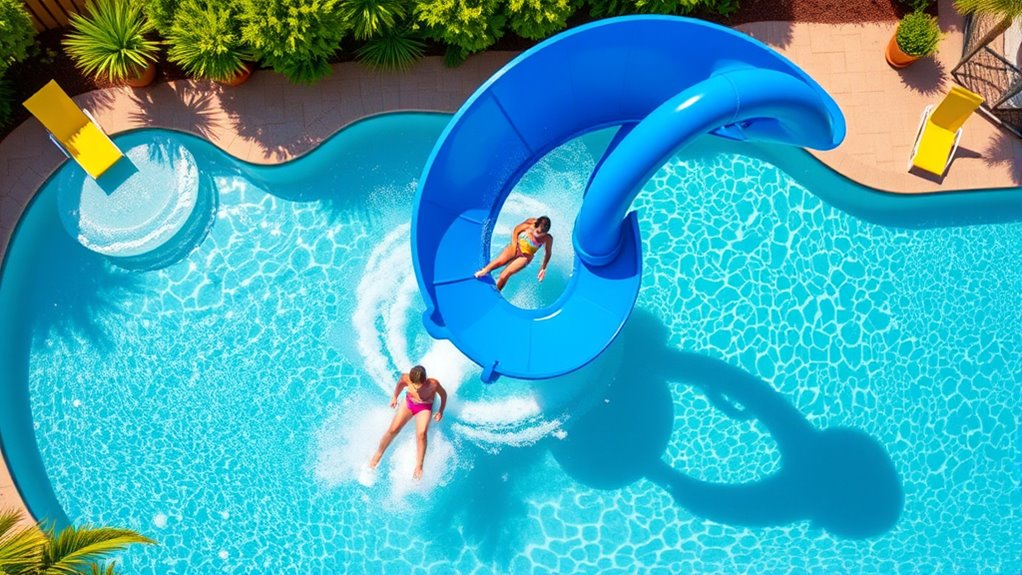 top turbo twister pool slides