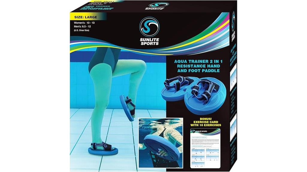 water aerobics resistance paddle