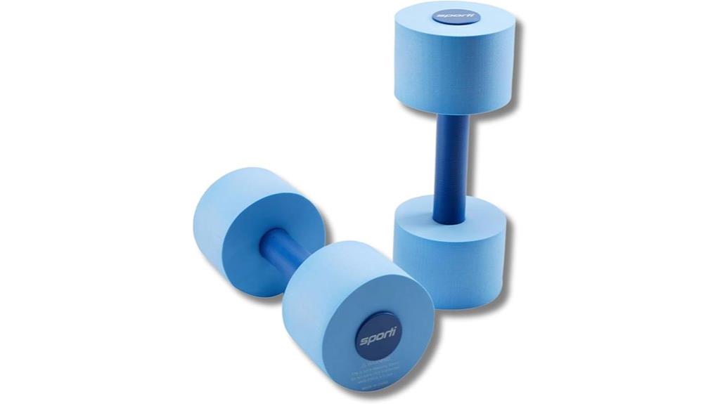 water fitness dumbbells