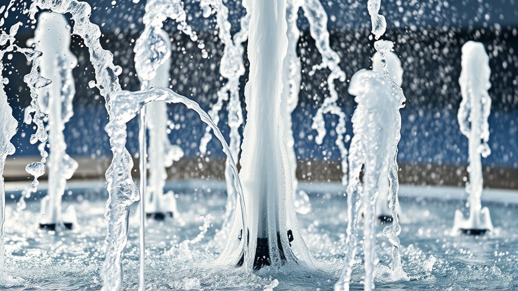 water loss varies with features