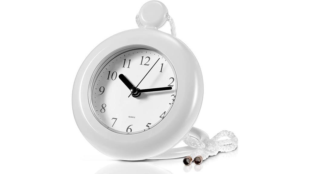 waterproof bathroom digital clock