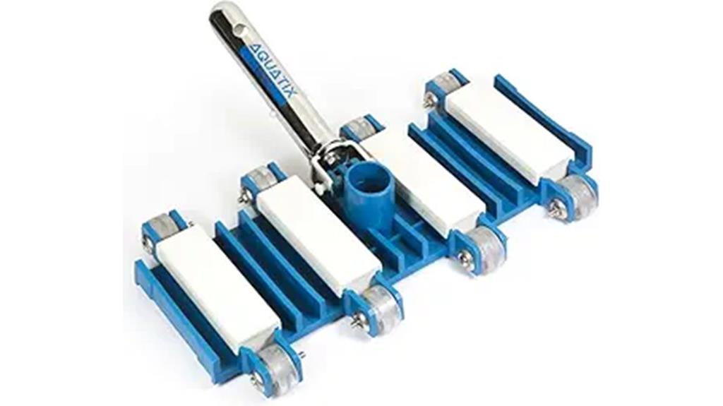 wheel equipped pool vacuum